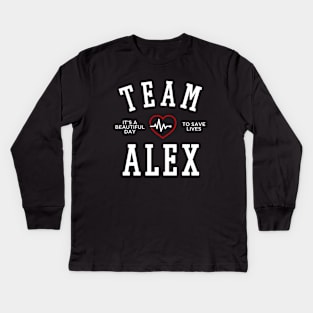 TEAM ALEX KAREV Kids Long Sleeve T-Shirt